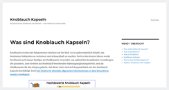 Desktop Screenshot of knoblauchkapseln.com