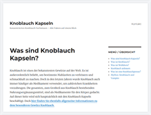Tablet Screenshot of knoblauchkapseln.com